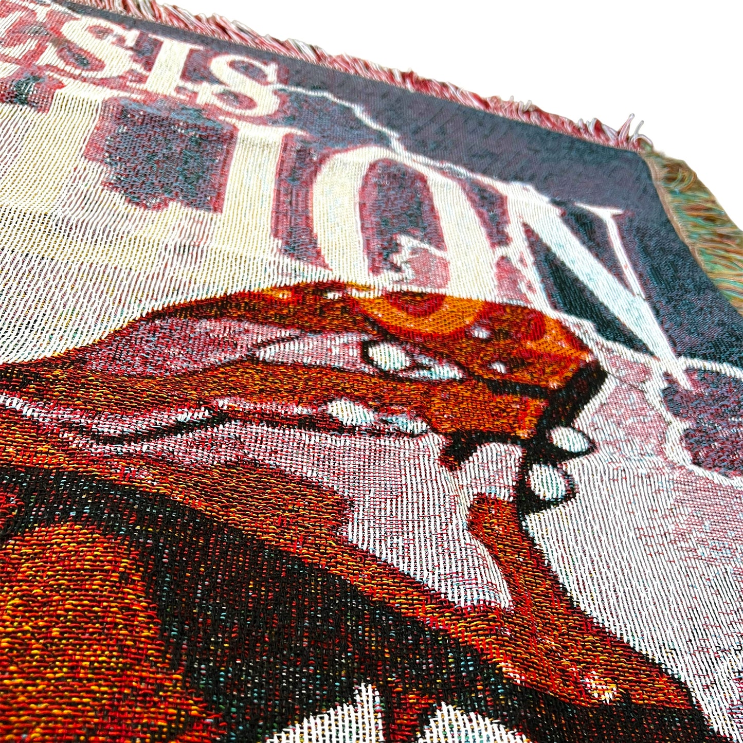 Neon Woven Tapestry Blanket