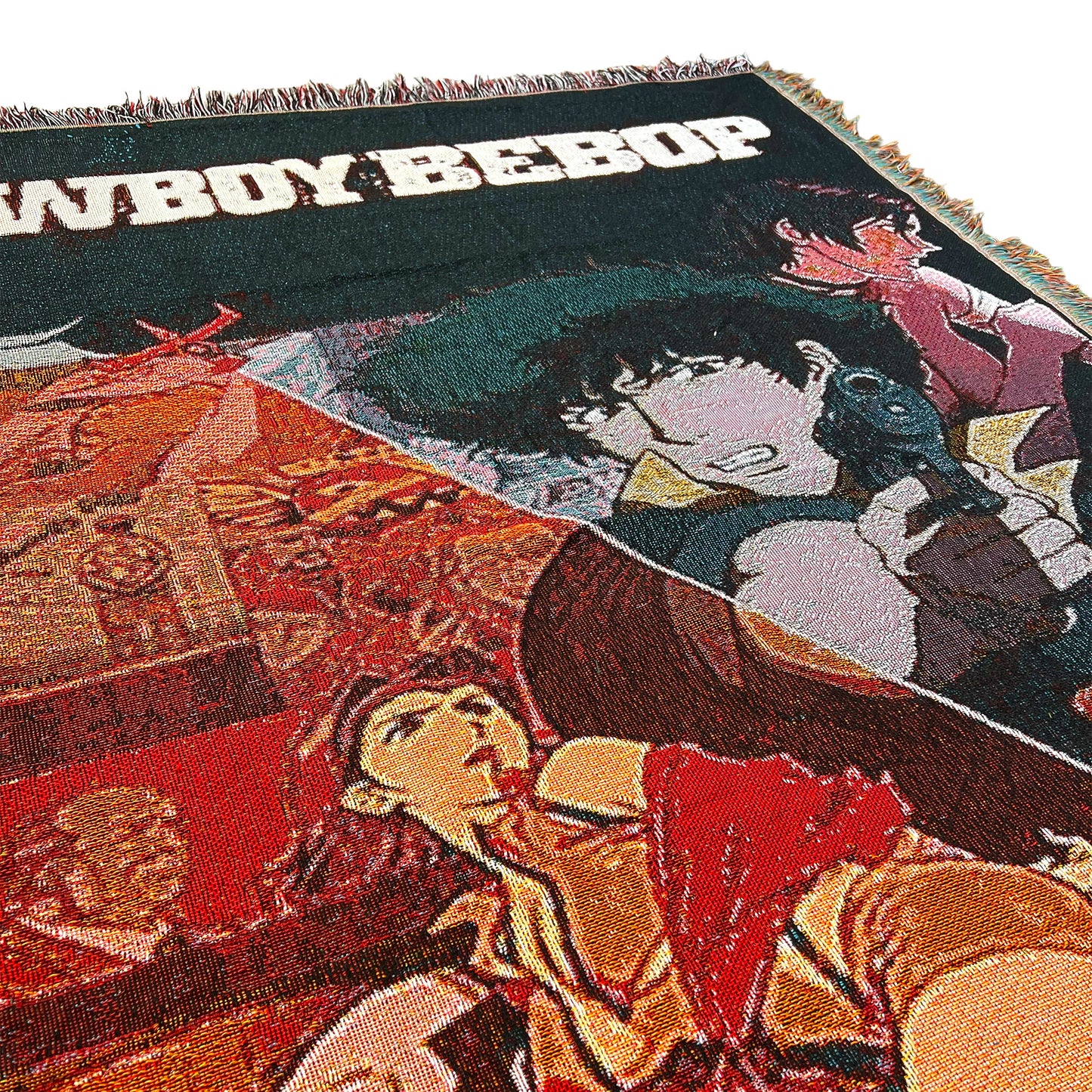 Cowboy Woven Tapestry Blanket