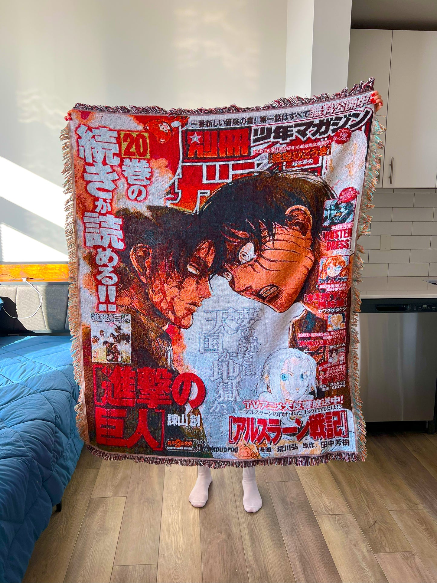 Titans Manga Tapestry