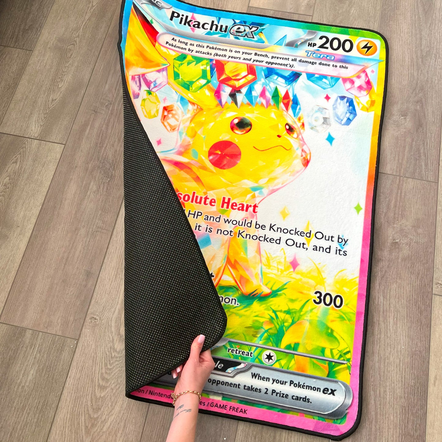 Thunder Spark Card Rug