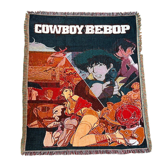 Cowboy Woven Tapestry Blanket