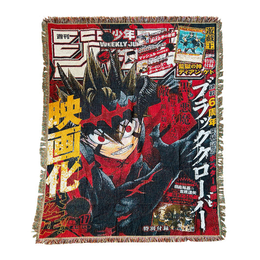 Clover Woven Tapestry Blanket