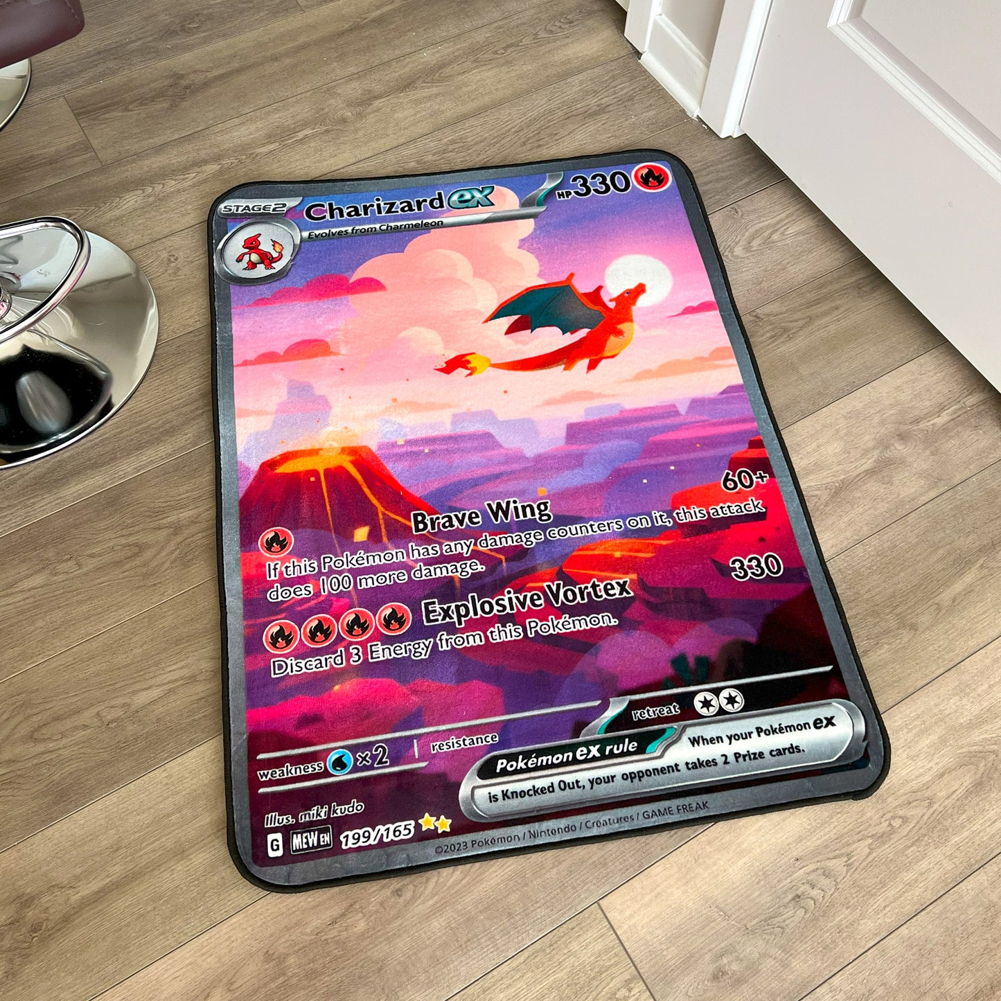 Blaze King Card Rug