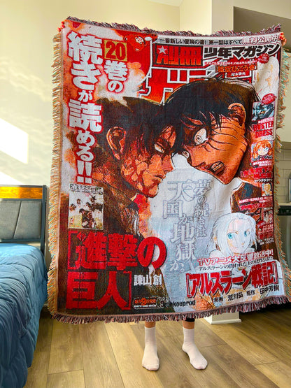 Titans Manga Tapestry